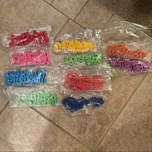 Colorful Happy Birthday / feliz cumpleaños cake topper